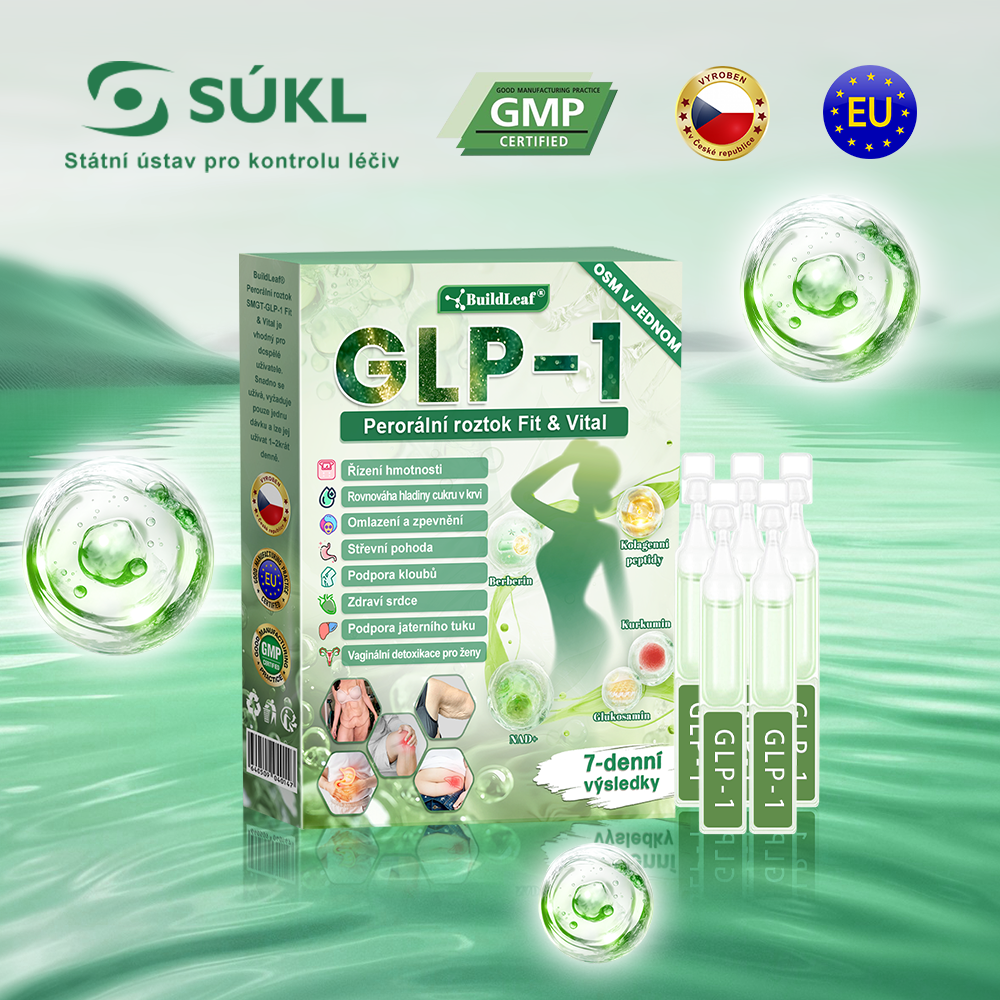 🫧🍀Oficiální obchod ČR | BuildLeaf® GLP-1 8-v-1 Fit & Vital Řešení (Jednou denně, viditelné změny za 7 dní) ✅ Obezita, kardiovaskulární zdraví, cukrovka, spánková apnoe, zdraví střev, problémy se klouby a další.