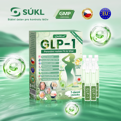 Oficiální obchod ČR | BuildLeaf® GLP-1 8-v-1 Fit & Vital Řešení (Jednou denně, viditelné změny za 7 dní) ✅ Obezita, kardiovaskulární zdraví, cukrovka, spánková apnoe, zdraví střev, problémy se klouby a další.