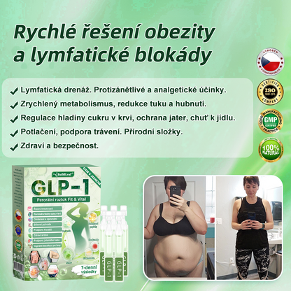 Oficiální obchod ČR | BuildLeaf® GLP-1 8-v-1 Fit & Vital Řešení (Jednou denně, viditelné změny za 7 dní) ✅ Obezita, kardiovaskulární zdraví, cukrovka, spánková apnoe, zdraví střev, problémy se klouby a další.