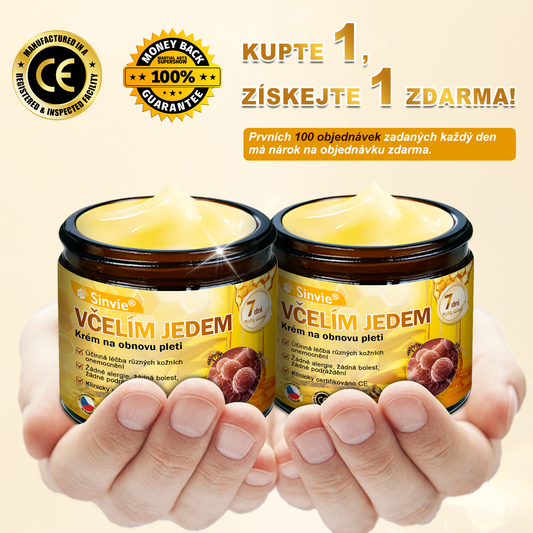 🐝 Sinvie® Krém na obnovu pleti s včelím jedem(👨‍⚕‍CE schváleno)👍✅